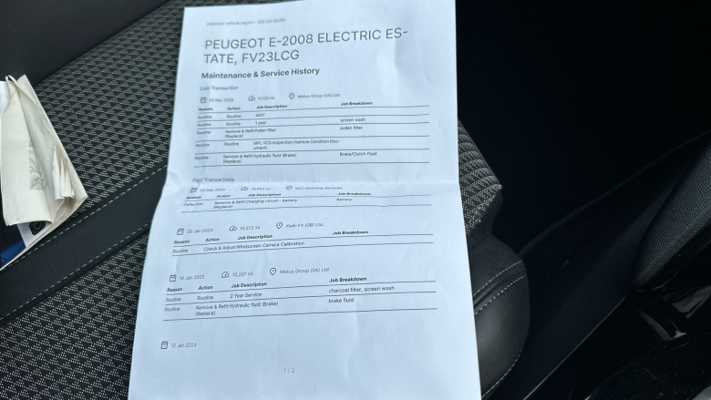Peugeot 2008 100kW GT 50kWh 5dr Auto Electric Estate